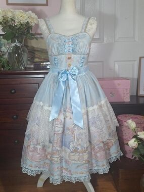 Angelic Pretty Sax Carousel OP Detachable Overskirt | Sweet Lolita